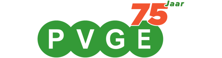 letters PVGE met 75 jaar