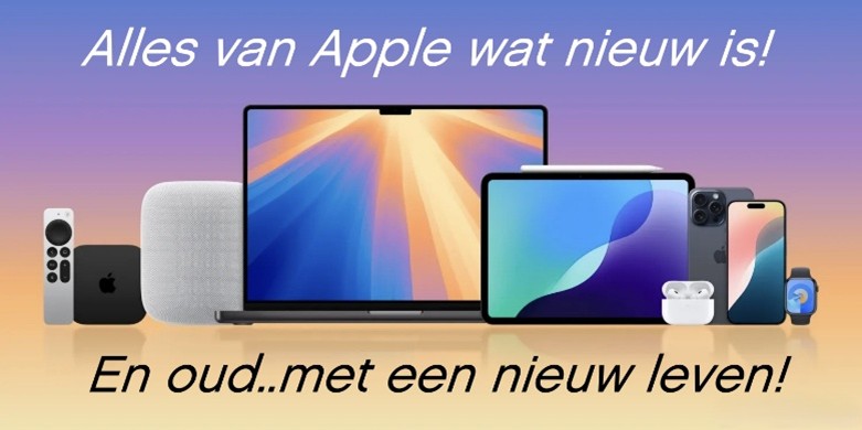 nieuwe Apple apparaten en oude