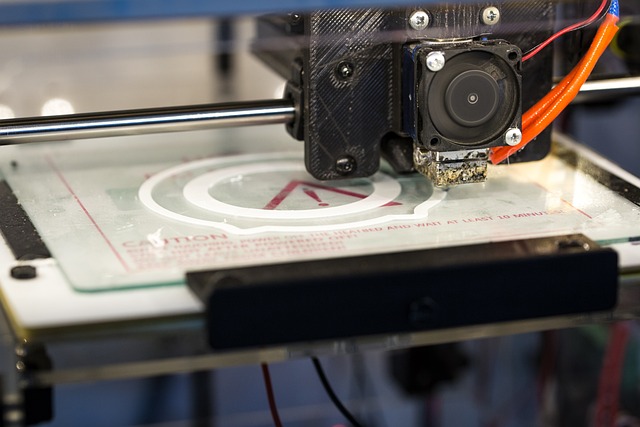 een 3D printer in actie